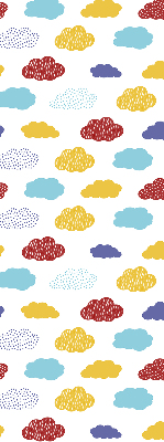 Blackout roller blind Colorful clouds