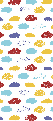 Blackout roller blind Colorful clouds