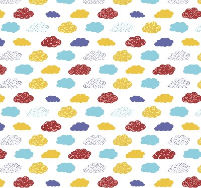 Blackout roller blind Colorful clouds
