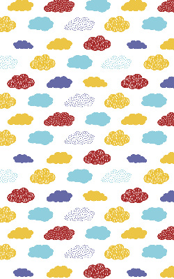 Blackout roller blind Colorful clouds