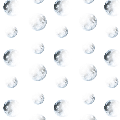 Fabric roller blind for window Moons