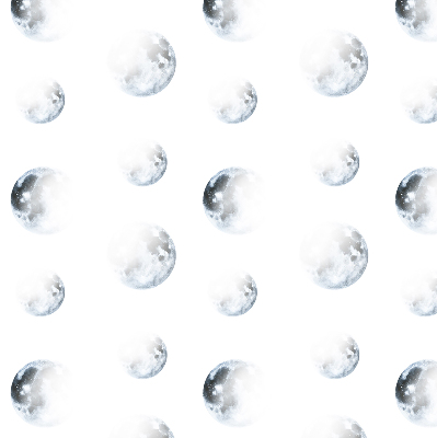 Fabric roller blind for window Moons