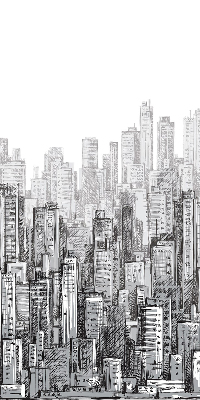 Blackout roller blind for window City