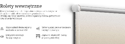Fabric roller blind for window fade finish