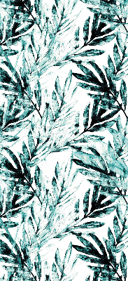 Fabric roller blind for window Leaves