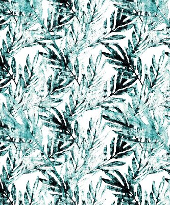 Fabric roller blind for window Leaves