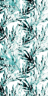 Fabric roller blind for window Leaves