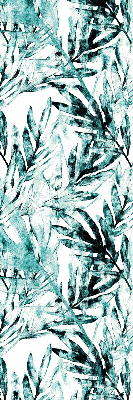 Fabric roller blind for window Leaves