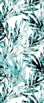Fabric roller blind for window Leaves