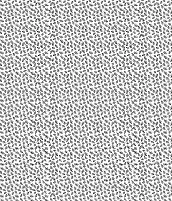 Fabric window roller blind with feathers pattern