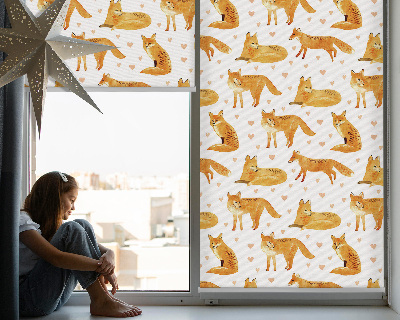 Blackout roller blind Foxes