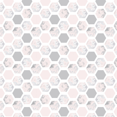 Blackout roller blind for window Hexagons
