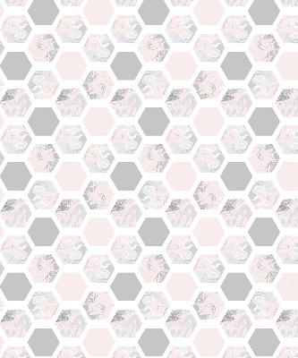 Blackout roller blind for window Hexagons
