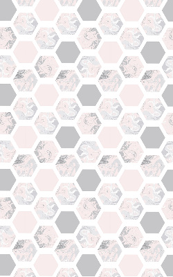Blackout roller blind for window Hexagons