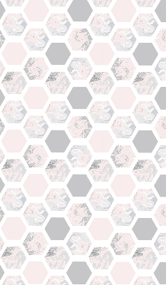 Blackout roller blind for window Hexagons