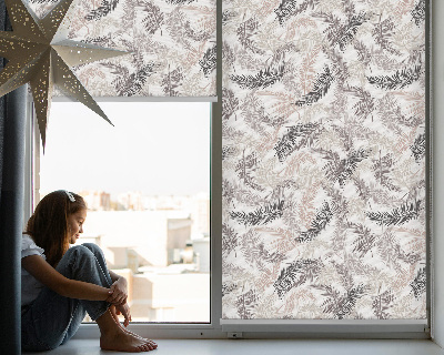 Blackout roller blind Plant leaves