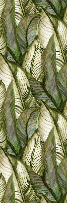Blackout roller blind for window Leaves
