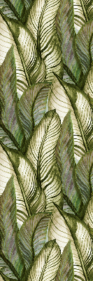 Blackout roller blind for window Leaves