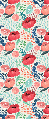Fabric roller blind for window Poppy