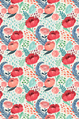 Fabric roller blind for window Poppy
