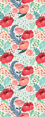 Fabric roller blind for window Poppy