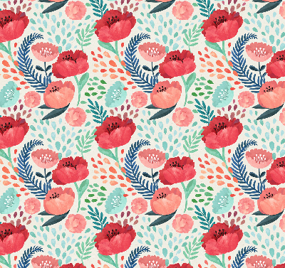 Fabric roller blind for window Poppy