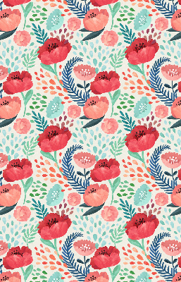 Fabric roller blind for window Poppy