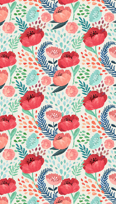 Fabric roller blind for window Poppy