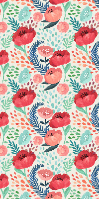 Fabric roller blind for window Poppy
