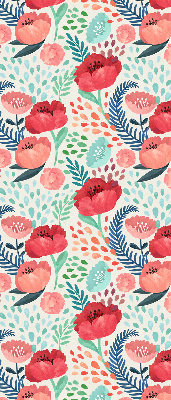 Fabric roller blind for window Poppy