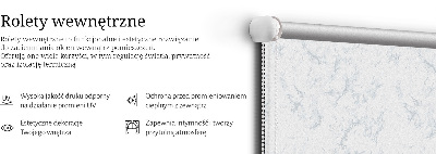 Blackout roller blind White marble
