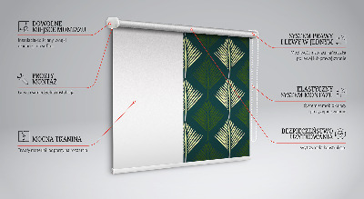 Blackout roller blind for window Plants