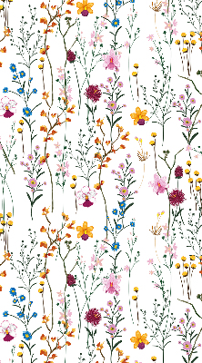 Blackout roller blind for window Colorful flowers