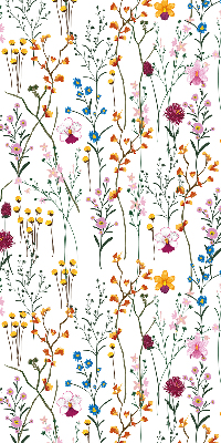 Blackout roller blind for window Colorful flowers