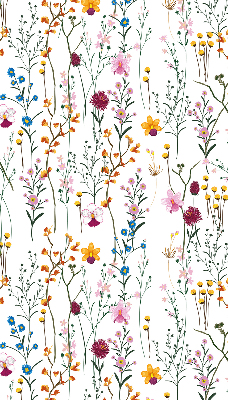 Blackout roller blind for window Colorful flowers