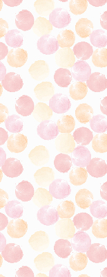 Fabric roller blind for window Colorful spots
