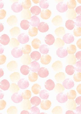 Fabric roller blind for window Colorful spots