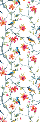 Blackout roller blind Birds on the twigs