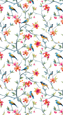 Blackout roller blind Birds on the twigs