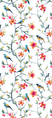 Blackout roller blind Birds on the twigs