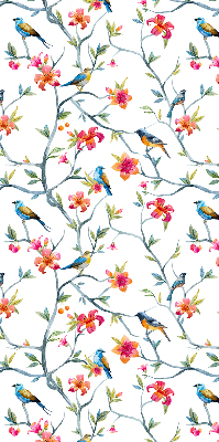 Blackout roller blind Birds on the twigs