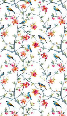 Blackout roller blind Birds on the twigs