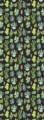 Fabric roller blind for window Cacti