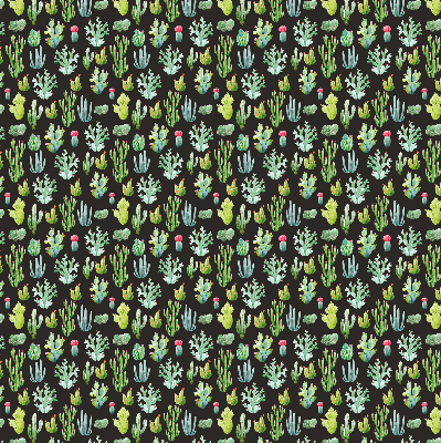 Fabric roller blind for window Cacti