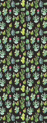 Fabric roller blind for window Cacti