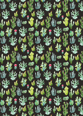 Fabric roller blind for window Cacti