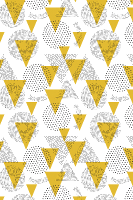 Blackout roller blind Triangles and circles made of dots