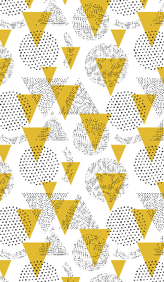 Blackout roller blind Triangles and circles made of dots