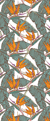 Blackout roller blind Green leaves