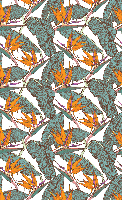 Blackout roller blind Green leaves